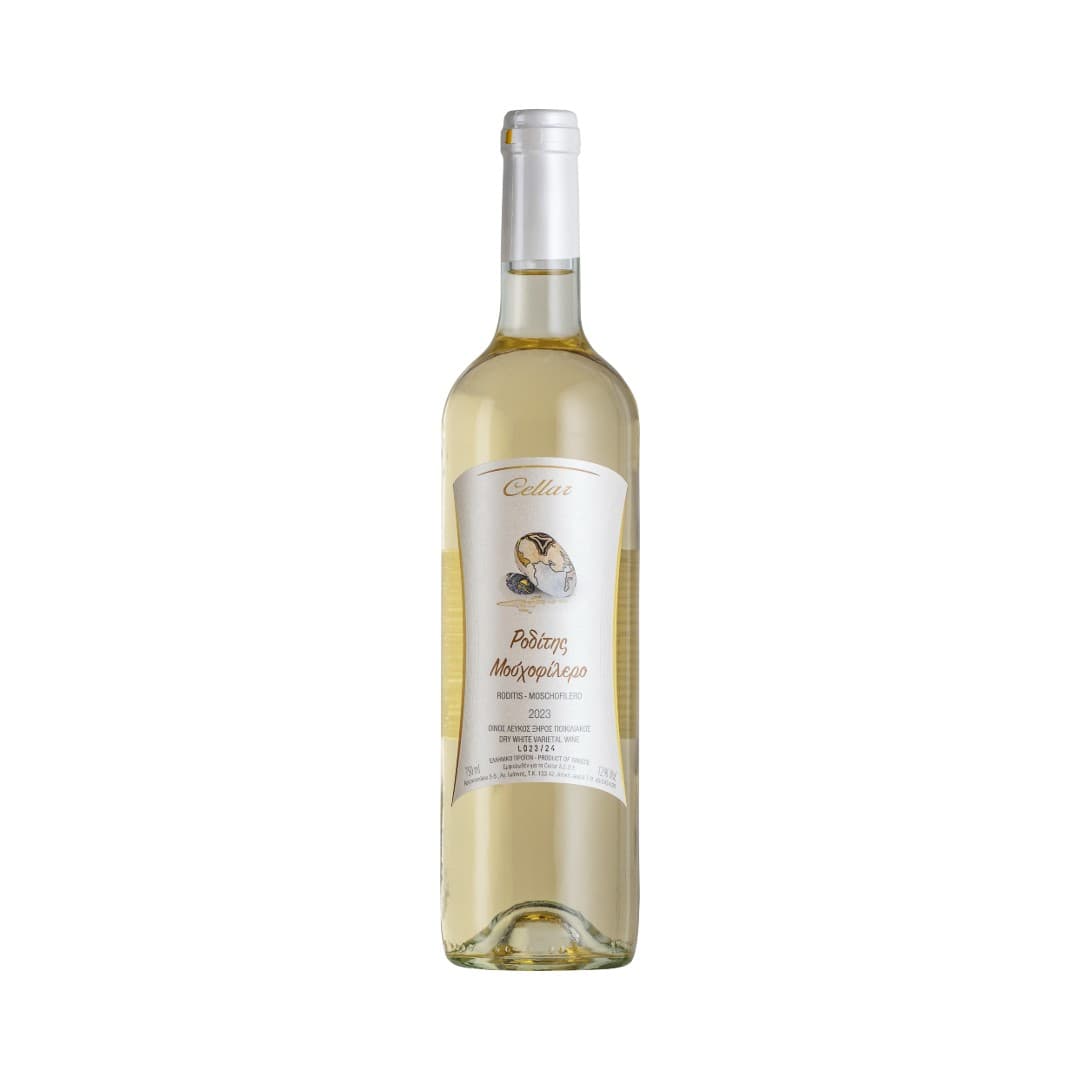 CELLAR ΟΙΝΟΣ SELECT ΡΟΔΙΤΗΣ-ΜΟΣΧΟΦΙΛ.ΛΕΥΚΟΣ 750ML