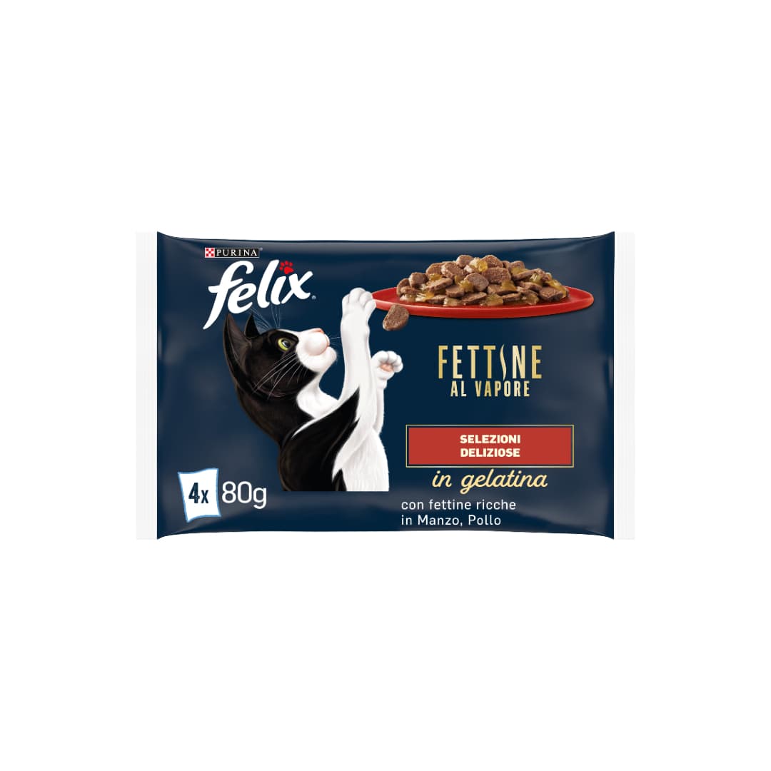 FELIX DELICIOUSLY SLICED BOΔ.&ΚΟΤ.ΣΕ ΖΕΛΕ 4*80ΓΡ