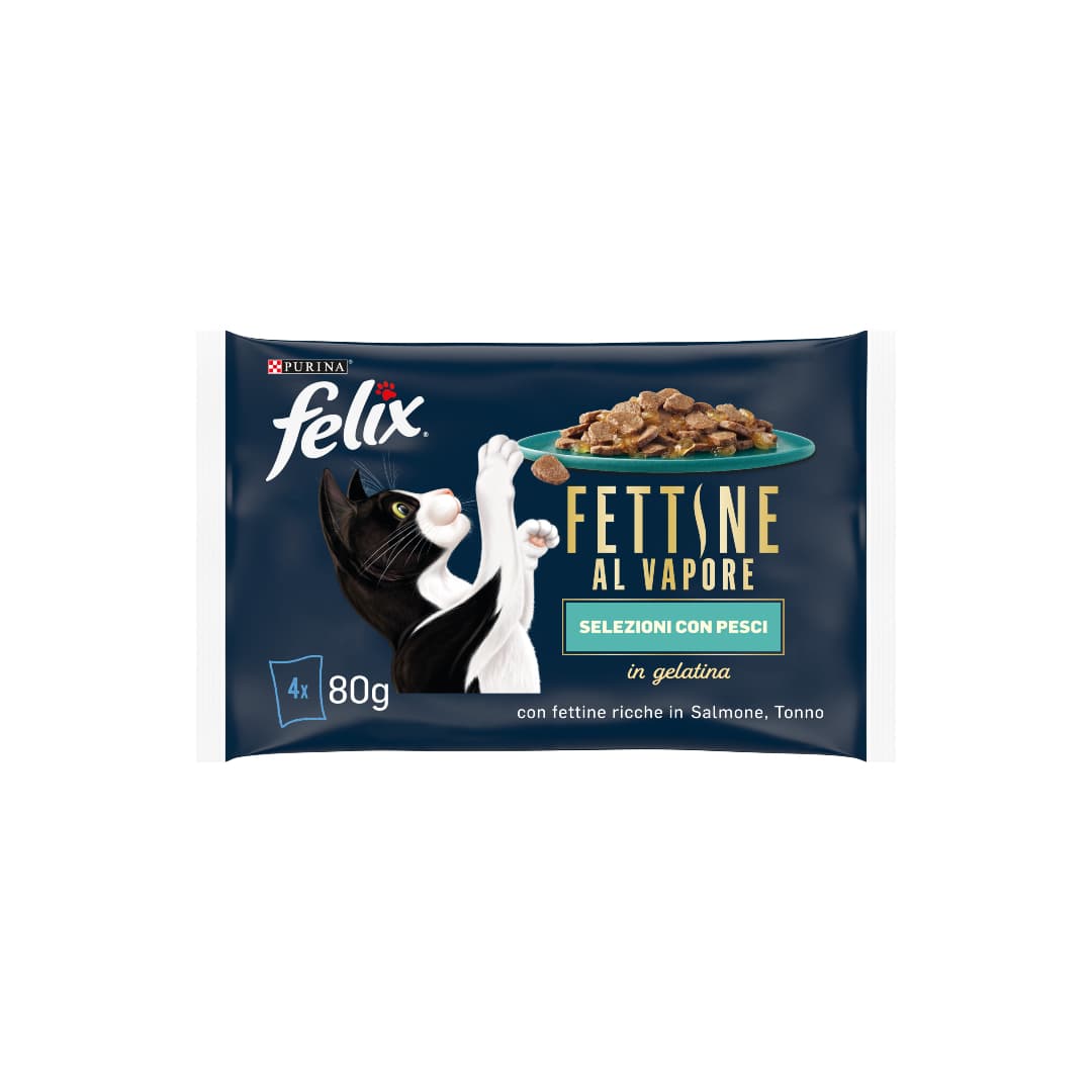 FELIX DELICIOUSLY SLICED ΠΟΙΚ.ΨΑΡΙ ΣΕ ΖΕΛΕ 4*80ΓΡ
