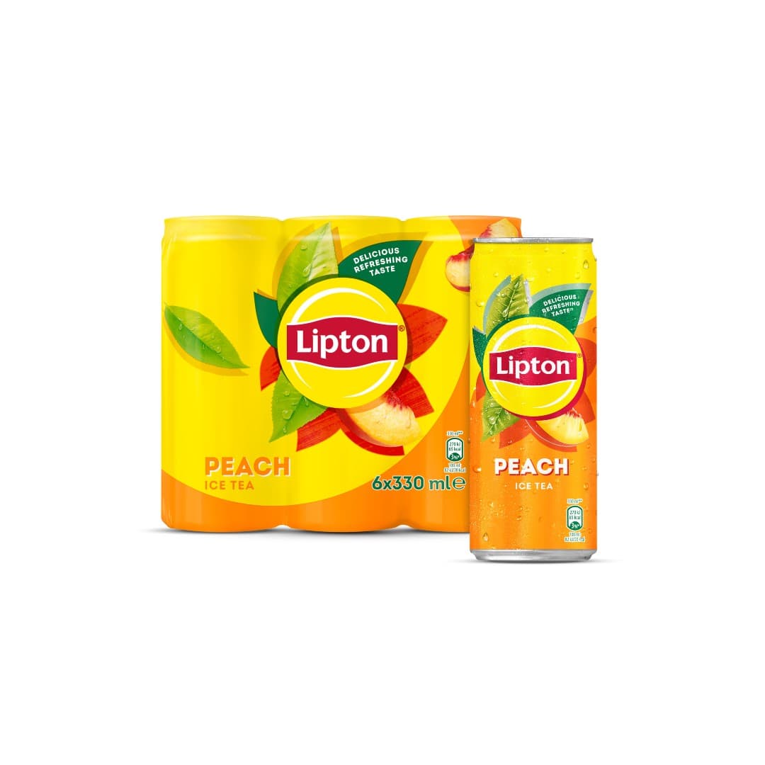 LIPTON ICE TEA ΡΟΔ. SLK ΚΟΥΤΙ 6*330ML
