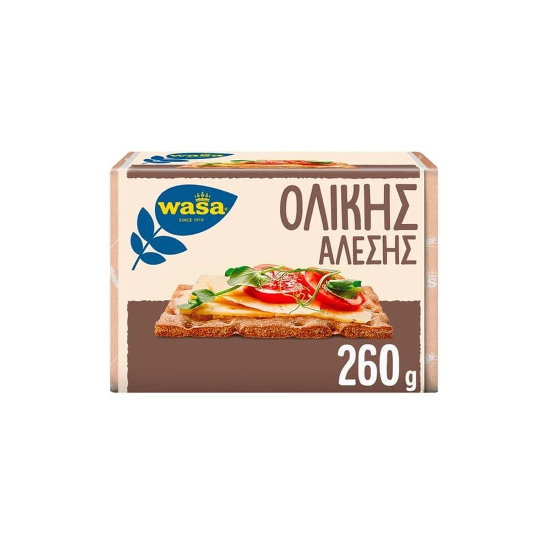 WASA ΦΡΥΓΑΝΙΕΣ ΟΛΙΚΗΣ ΑΛΕΣΗΣ 260ΓΡ