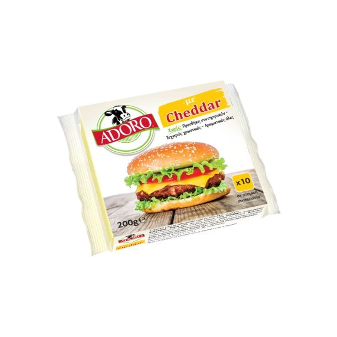 ADORO ΜΕ CHEDDAR ΣΕ ΦΕΤΕΣ 200ΓΡ