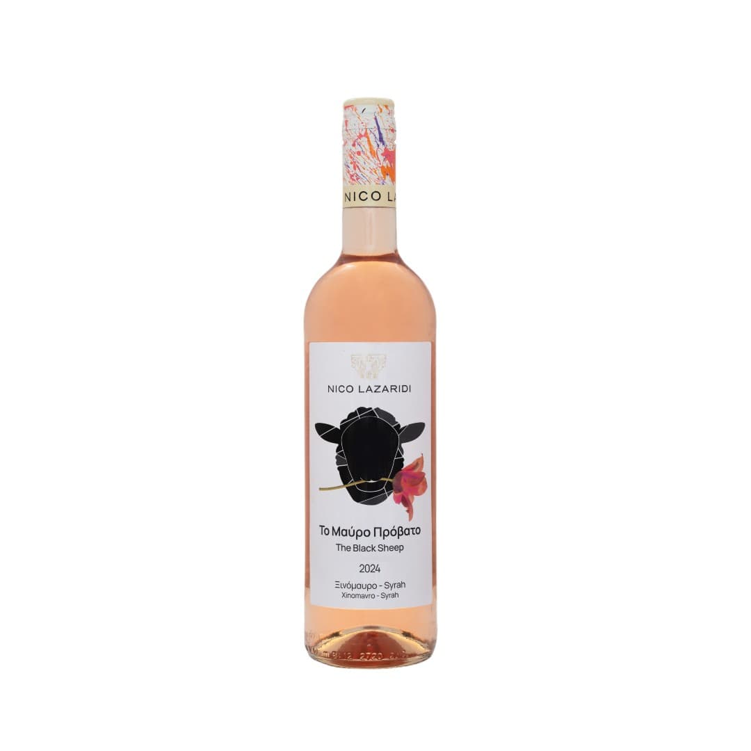 ΛΑΖΑΡΙΔΗ ΜΑΥΡΟ ΠΡΟΒΑΤΟ  ΡΟΖΕ 750ML