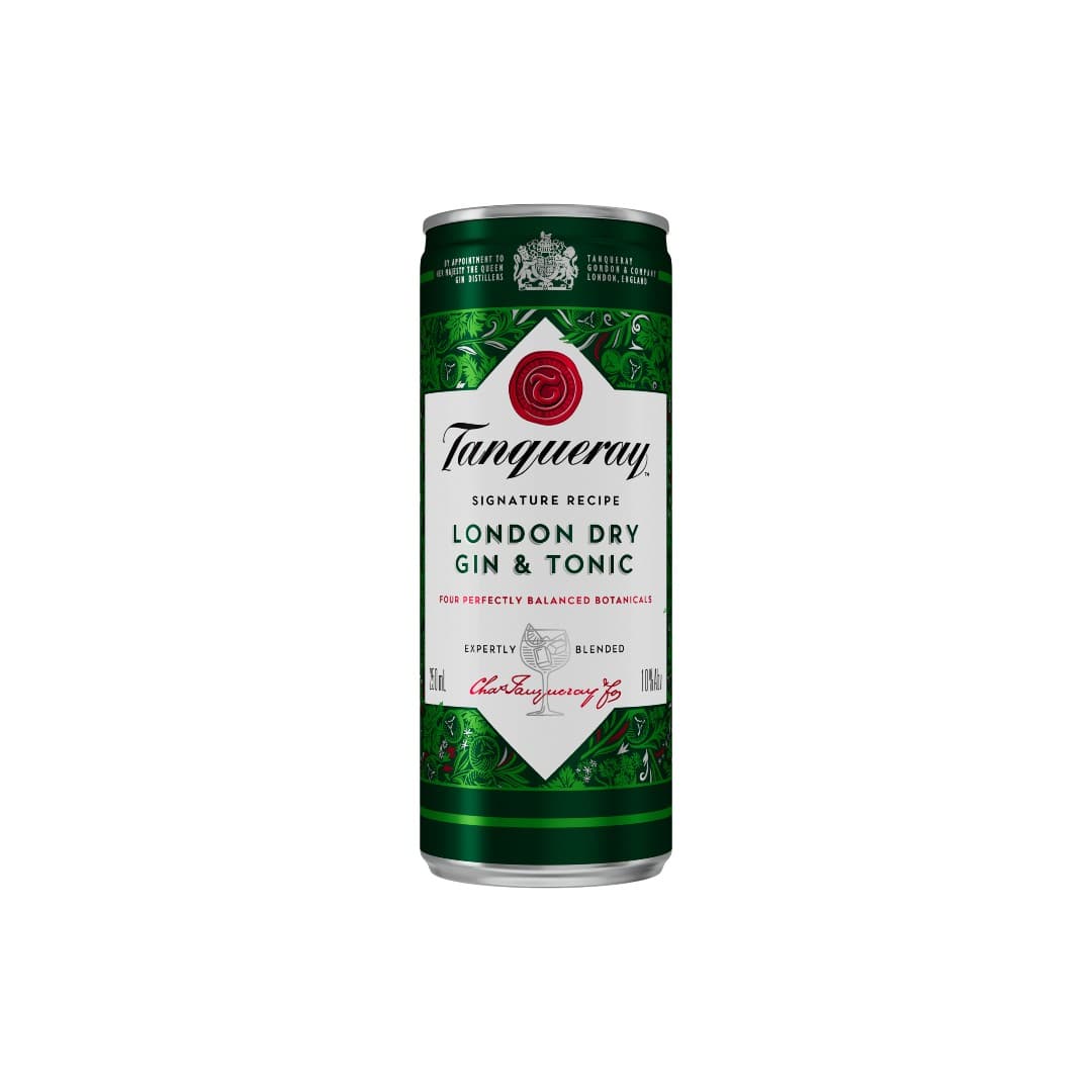 TANQUERAY LONDON DRY    GIN & TONIC SLK 250ML