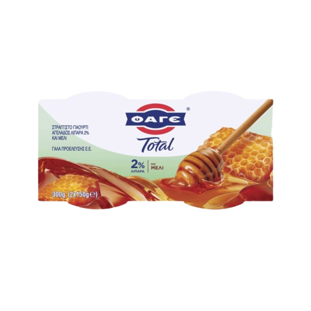 ΦΑΓΕ TOTAL 2% ΜΕΛΙ 2X150ΓΡ