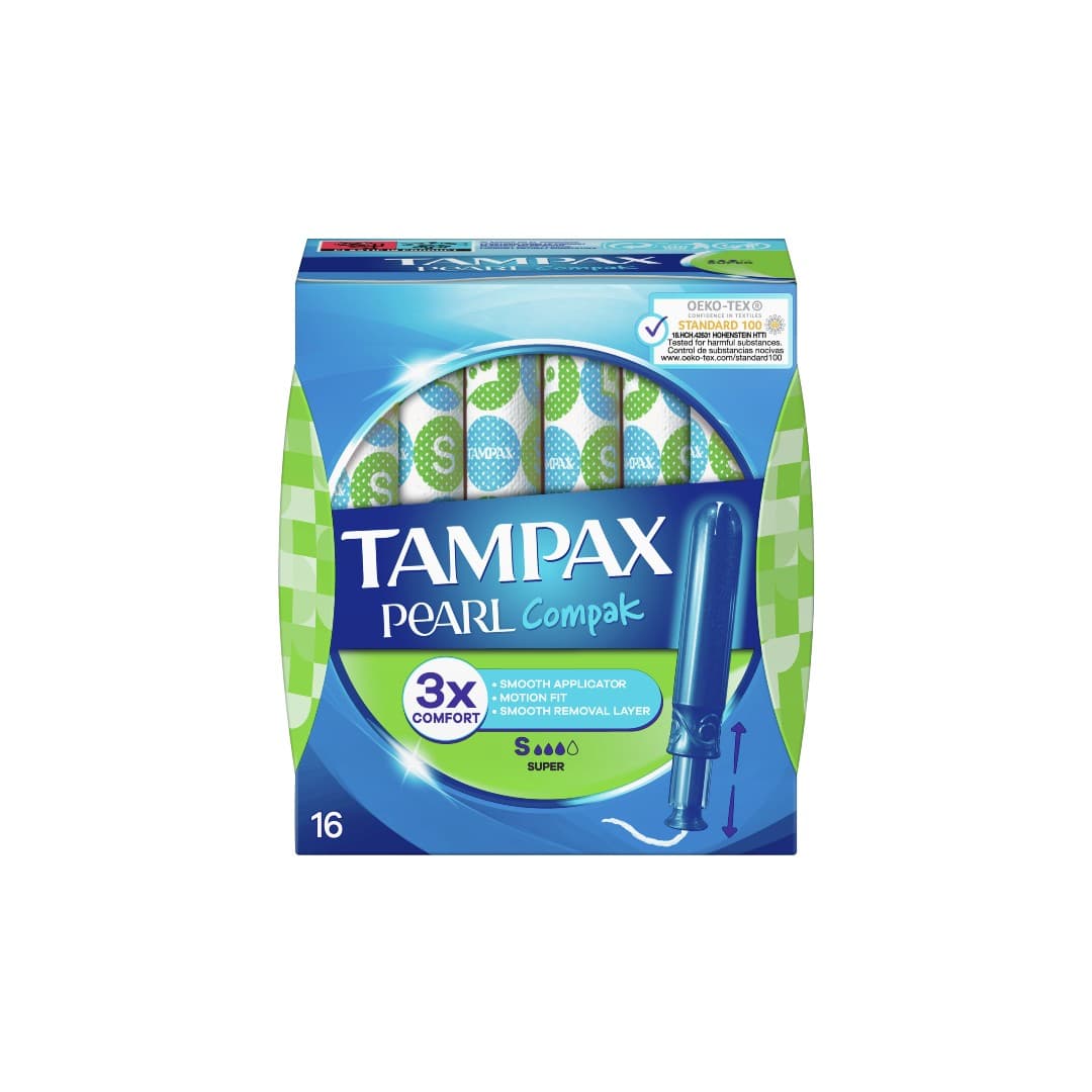 TAMPAX COMPAK PEARL SUPER 16TΕΜ