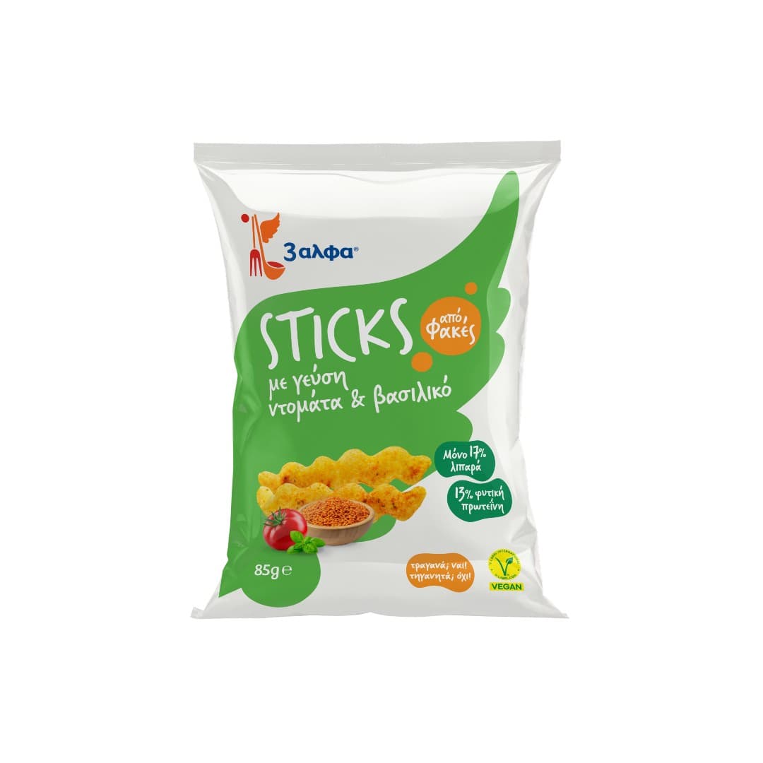3A STICKS ΦΑΚΗΣ ΝΤΟΜΑΤΑΣ & ΒΑΣΙΛΙΚΟΣ 85ΓΡ