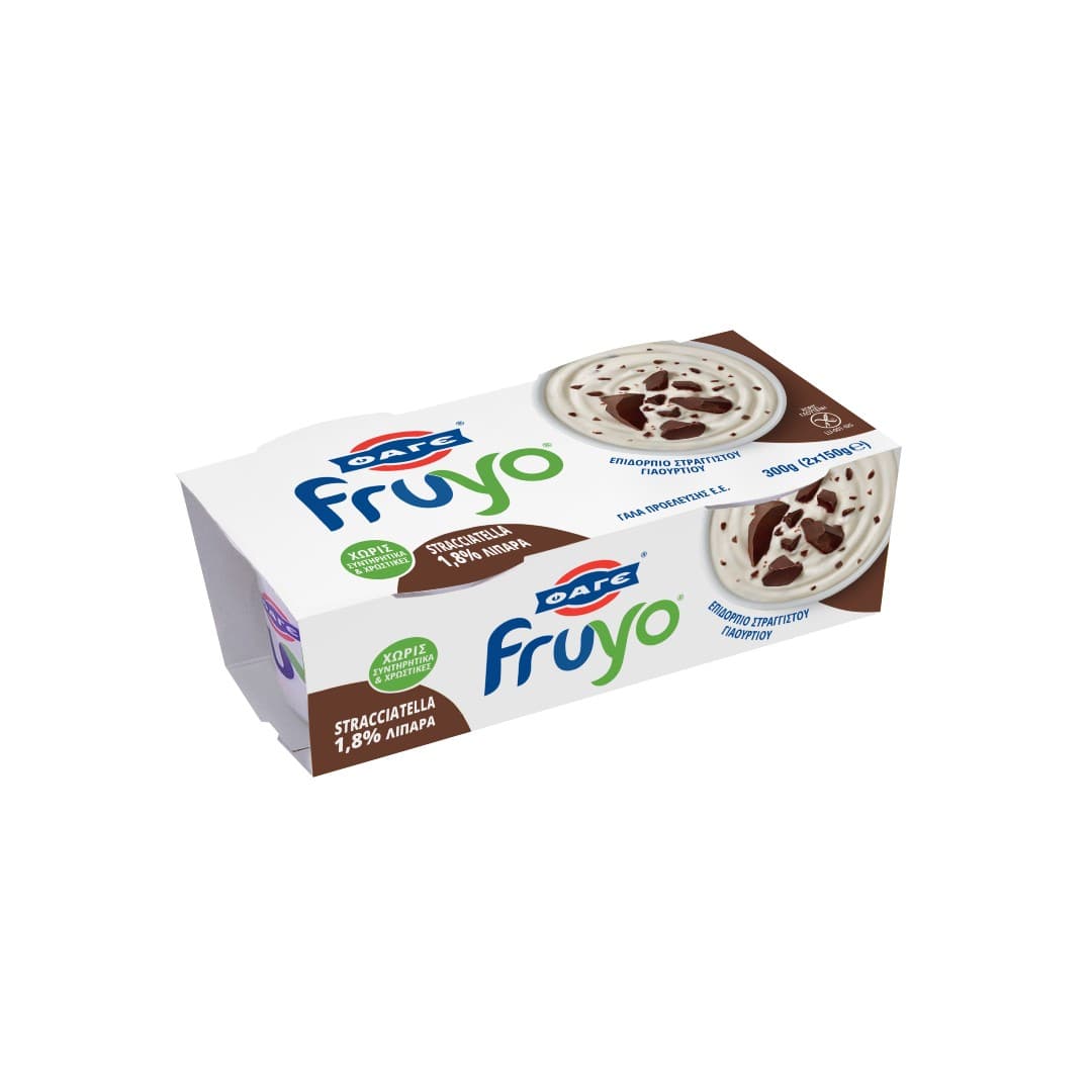 ΦΑΓΕ FRUYO 1.8%         ΣΤΡΑΤΣΙΑΤΕΛΑ 2X150ΓΡ