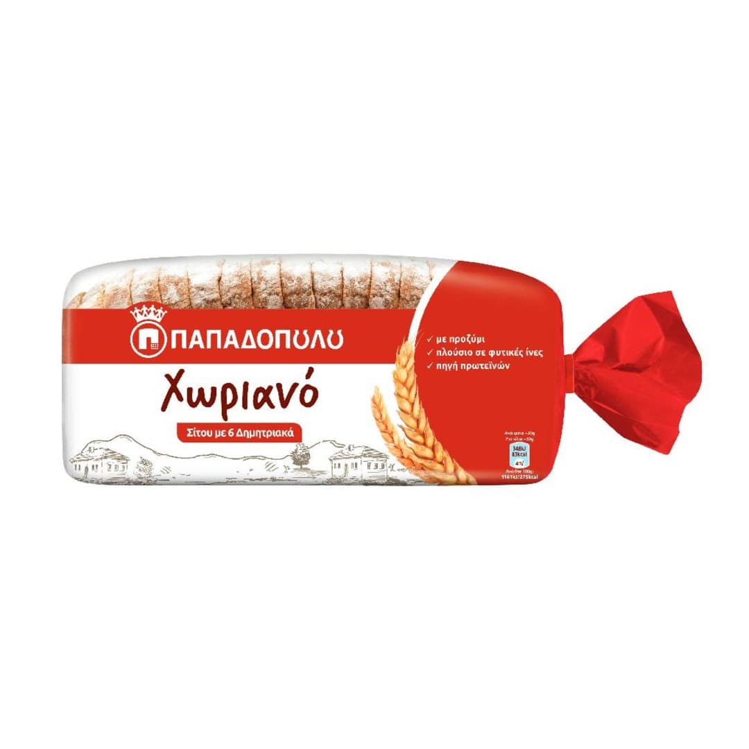 ΠΑΠΑΔΟΠΟΥΛΟΥ ΨΩΜΙ ΧΩΡΙΑΝΟ 6ΔΗΜ/ΚΑ 500ΓΡ