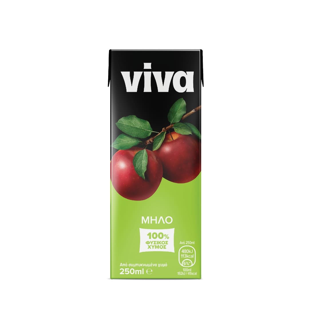 VIVA ΧΥΜΟΣ ΜΗΛΟ 250ML