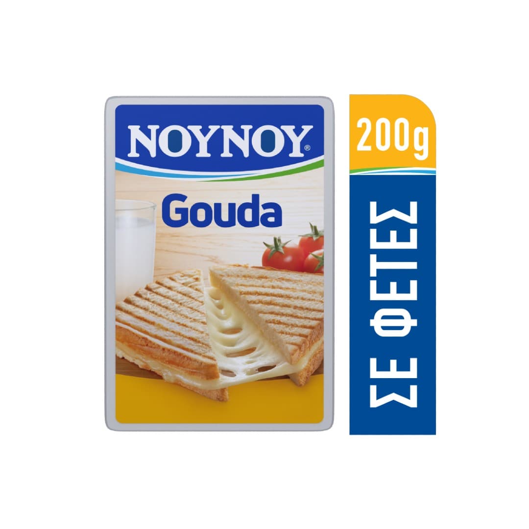 NOYNOY GOUDA ΣΕ ΦΕΤΕΣ 200ΓΡ