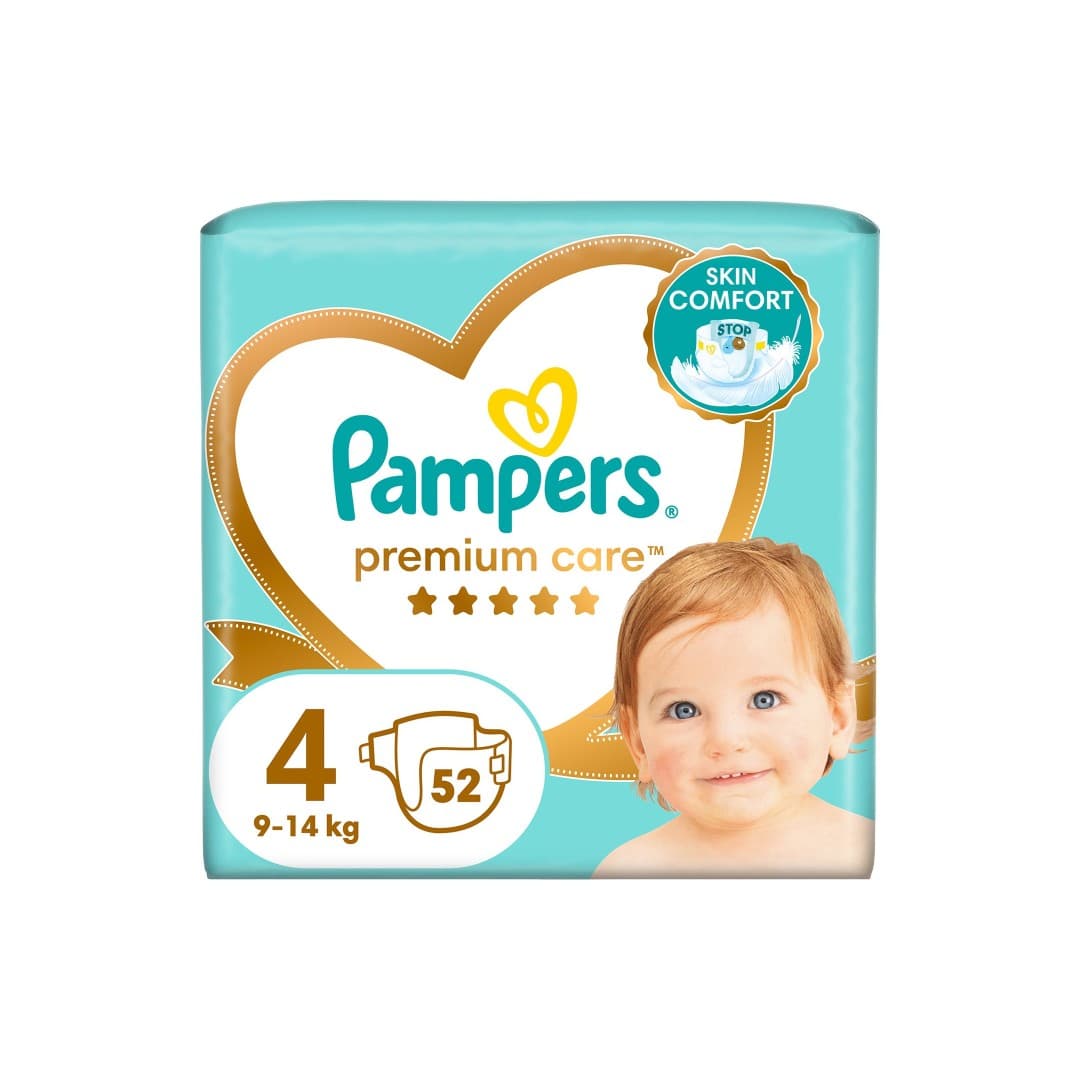 PAMPERS PREMIUM CARE MEΓ.4 JUMBO 52T