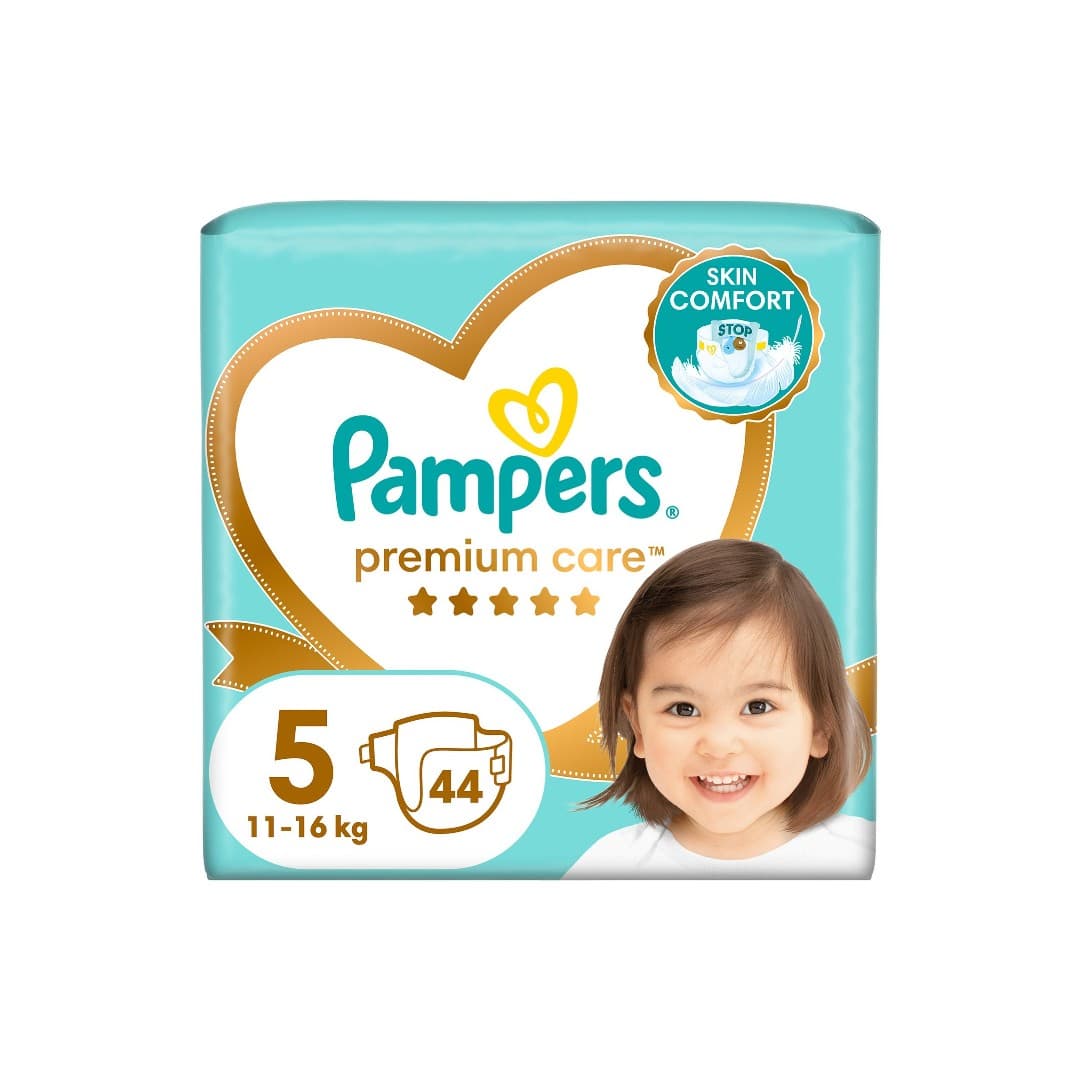 PAMPERS PREMIUM CARE ΜΕΓ.5 JUMBO 44T