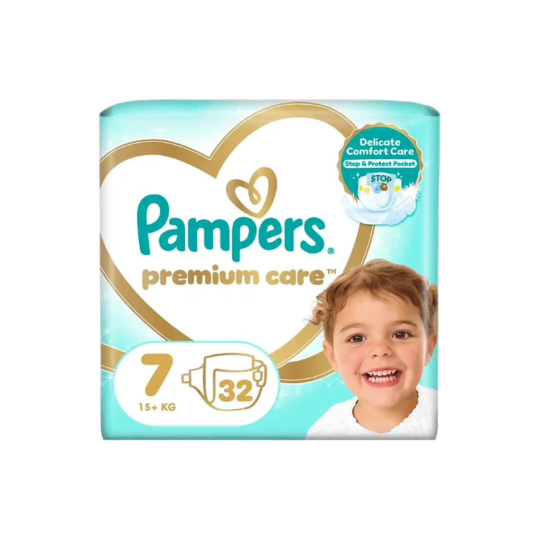 PAMPERS PREMIUM CARE ΜΕΓ 7 JUMBO 32T