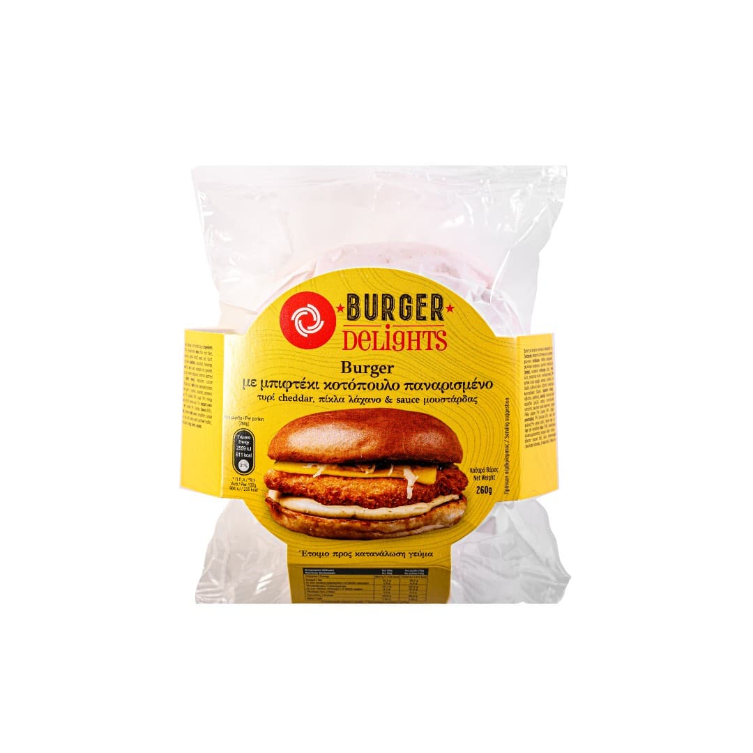 BURGER DELIGHTS ΚΟΤΟΠΟΥΛΟ ΠΑΝΕ ΣΩΣ ΜΟΥΣΤ. 260ΓΡ