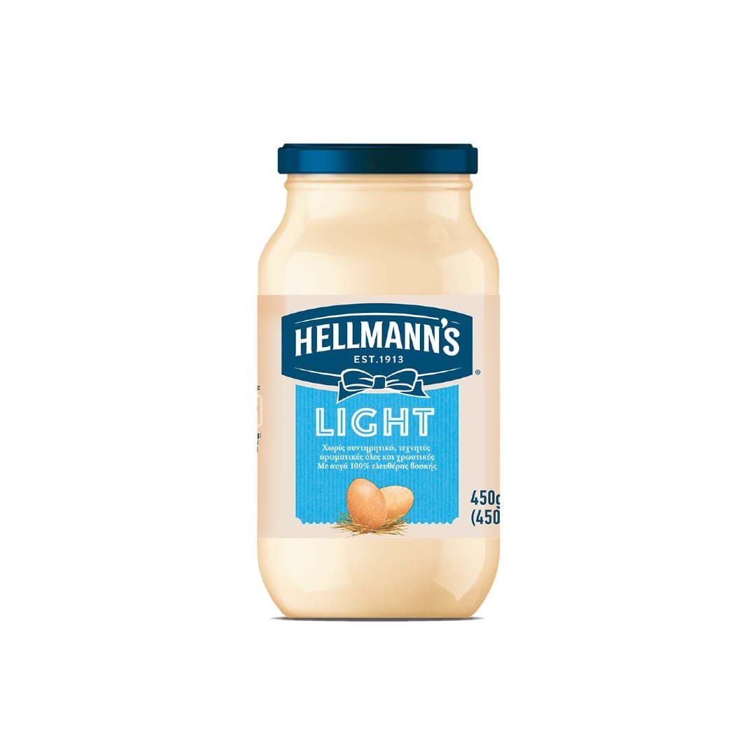 HELLMANNS ΜΑΓΙΟΝΕΖΑ ΑΝΑΠΛΗΡΩΜΑ LIGHT 450ΓΡ
