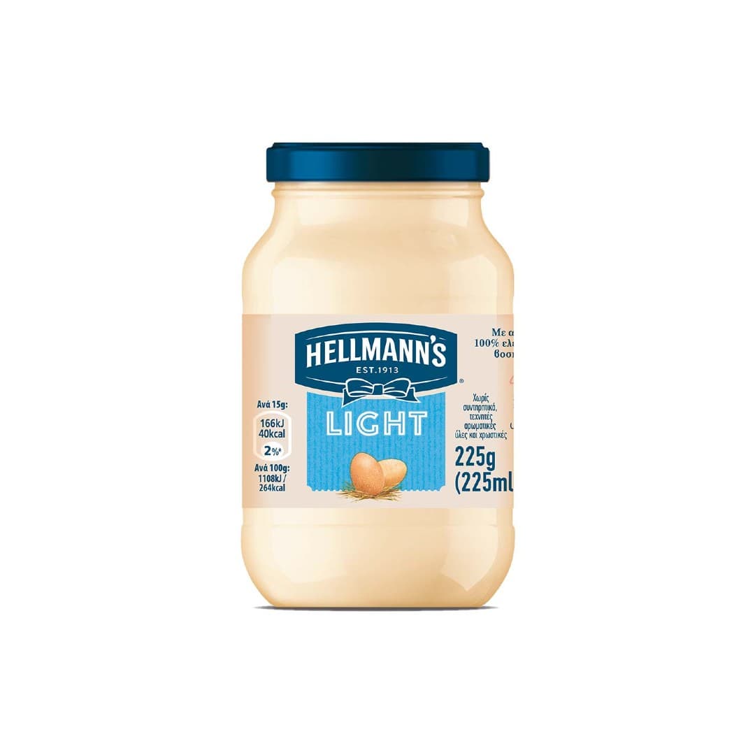 HELLMANNS ΜΑΓΙΟΝΕΖΑ LIGHT 225ML