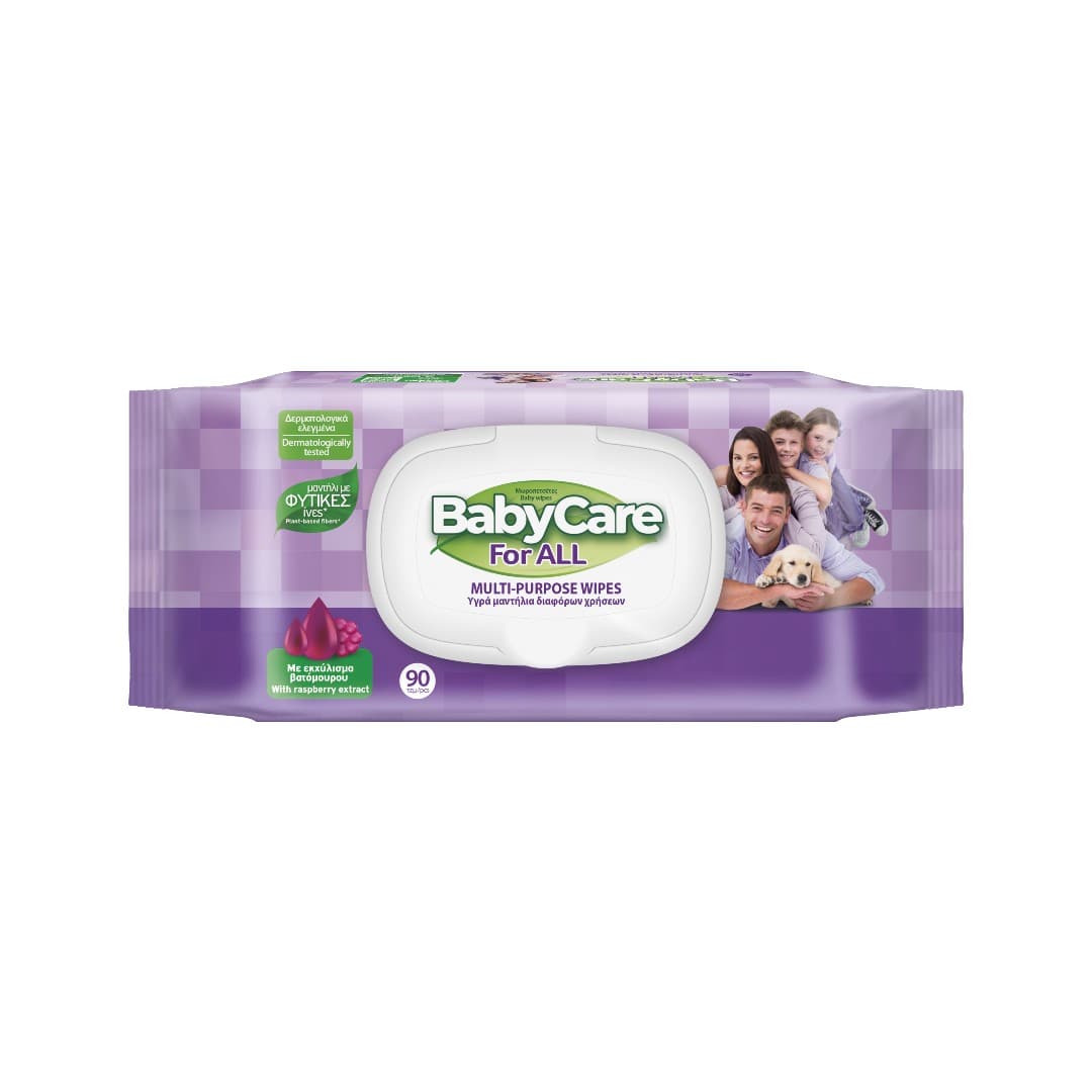 BABYCARE ΜΩΡΟΠ.FOR ALL RASPBERRY 90T