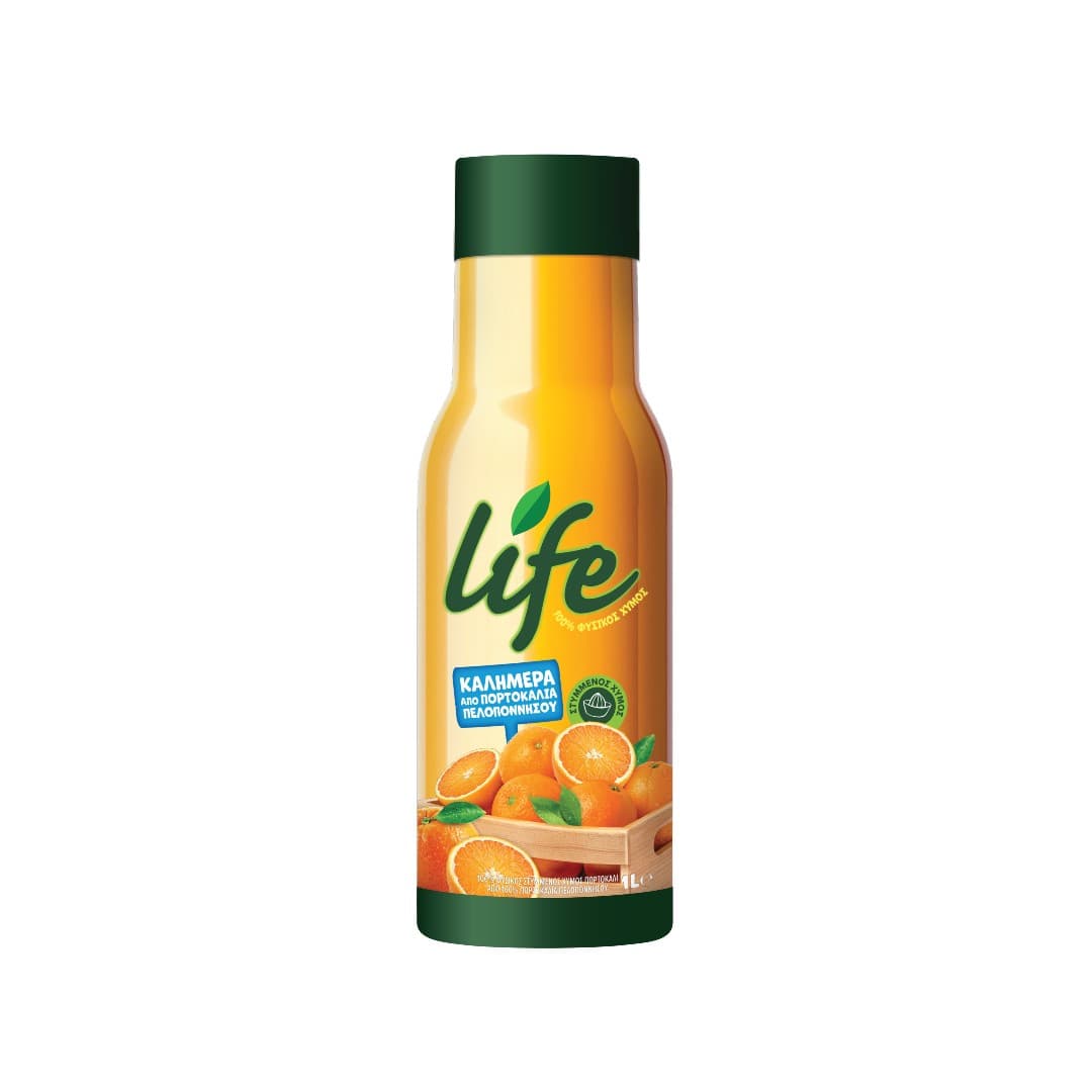 LIFE ΚΑΛΗΜΕΡΑ ΠΟΡΤΟΚΑΛΙ ΜΠΟΥΚ.1L