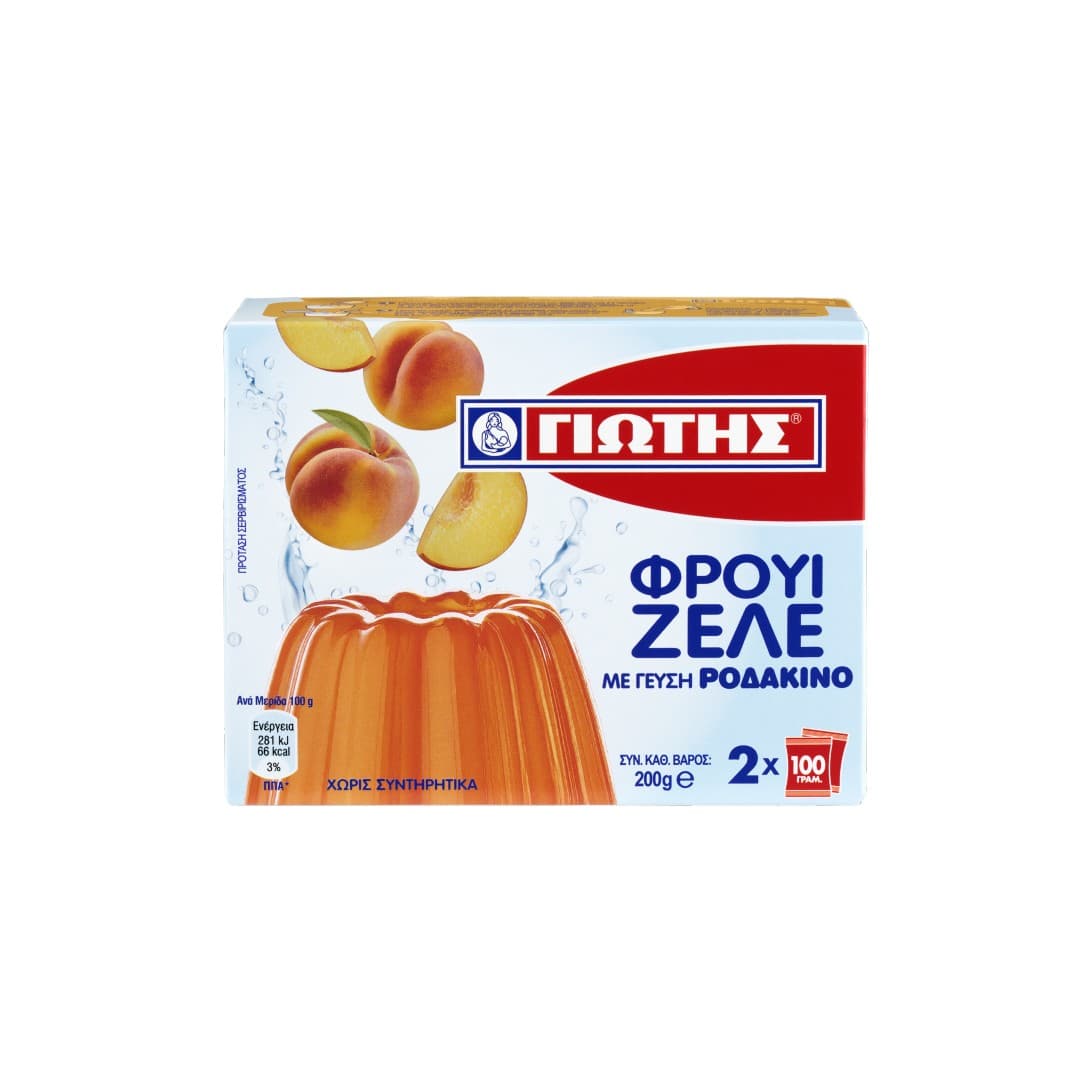 ΓΙΩΤΗΣ ΦΡΟΥΙ ΖΕΛΕ ΡΟΔΑΚΙΝΟ ΟΙΚ.ΣΥΣΚ. 200ΓΡ