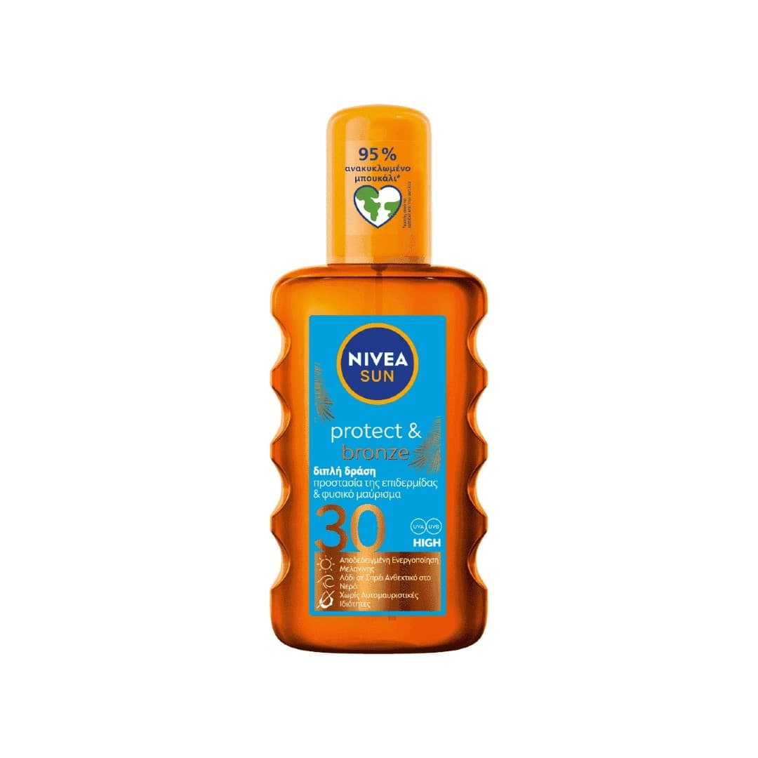 NIVEA SUN OIL SPRAY PROTECT & BRONZE SPF30 200ML