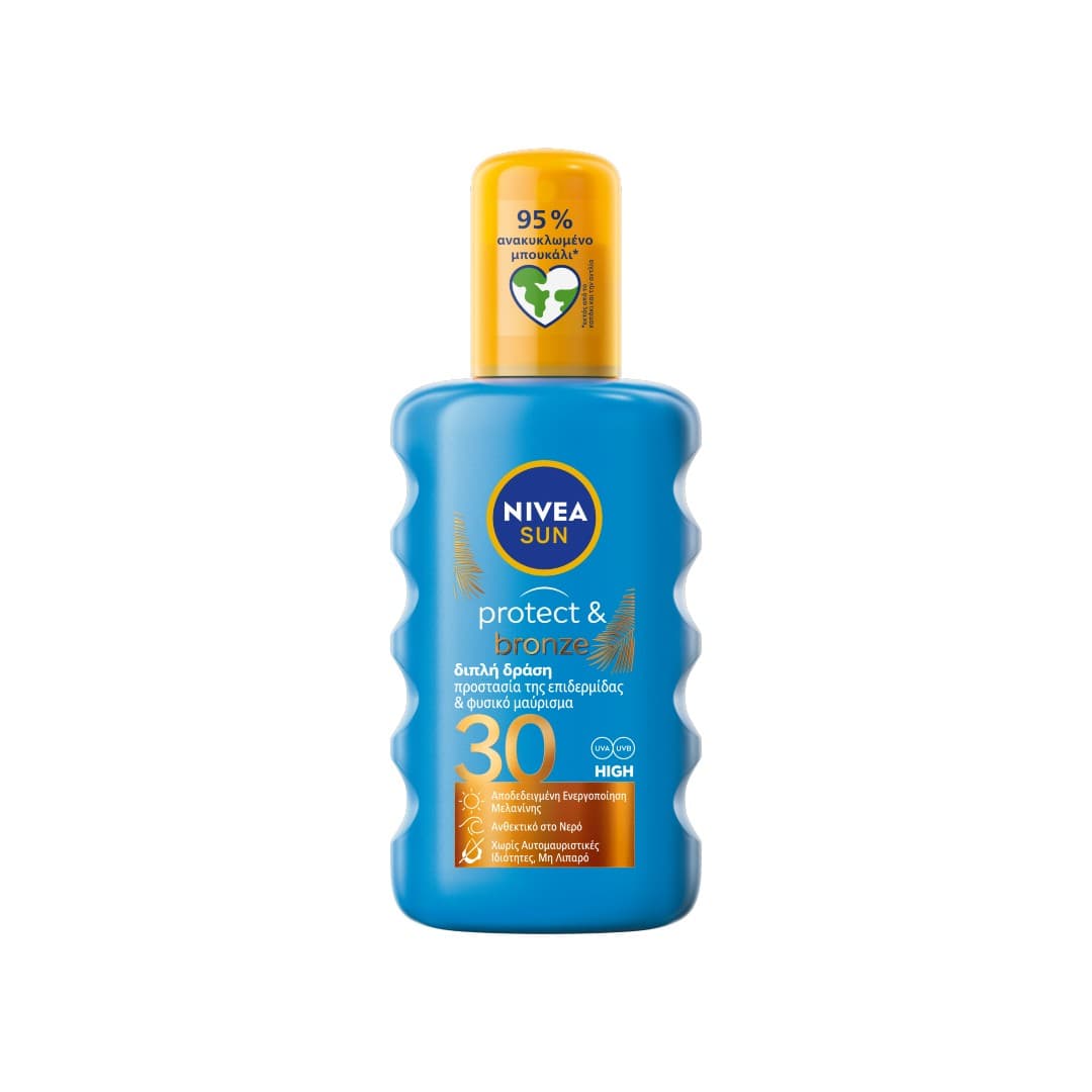 NIVEA SUN SPRAY PROTECT & BRONZE SPF30 200ML