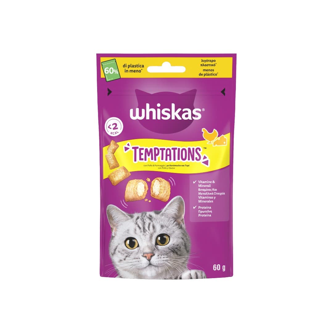 WHISKAS TEMPTATION ΚΟΤΟΠΟΥΛΟ ΤΥΡΙ 60ΓΡ