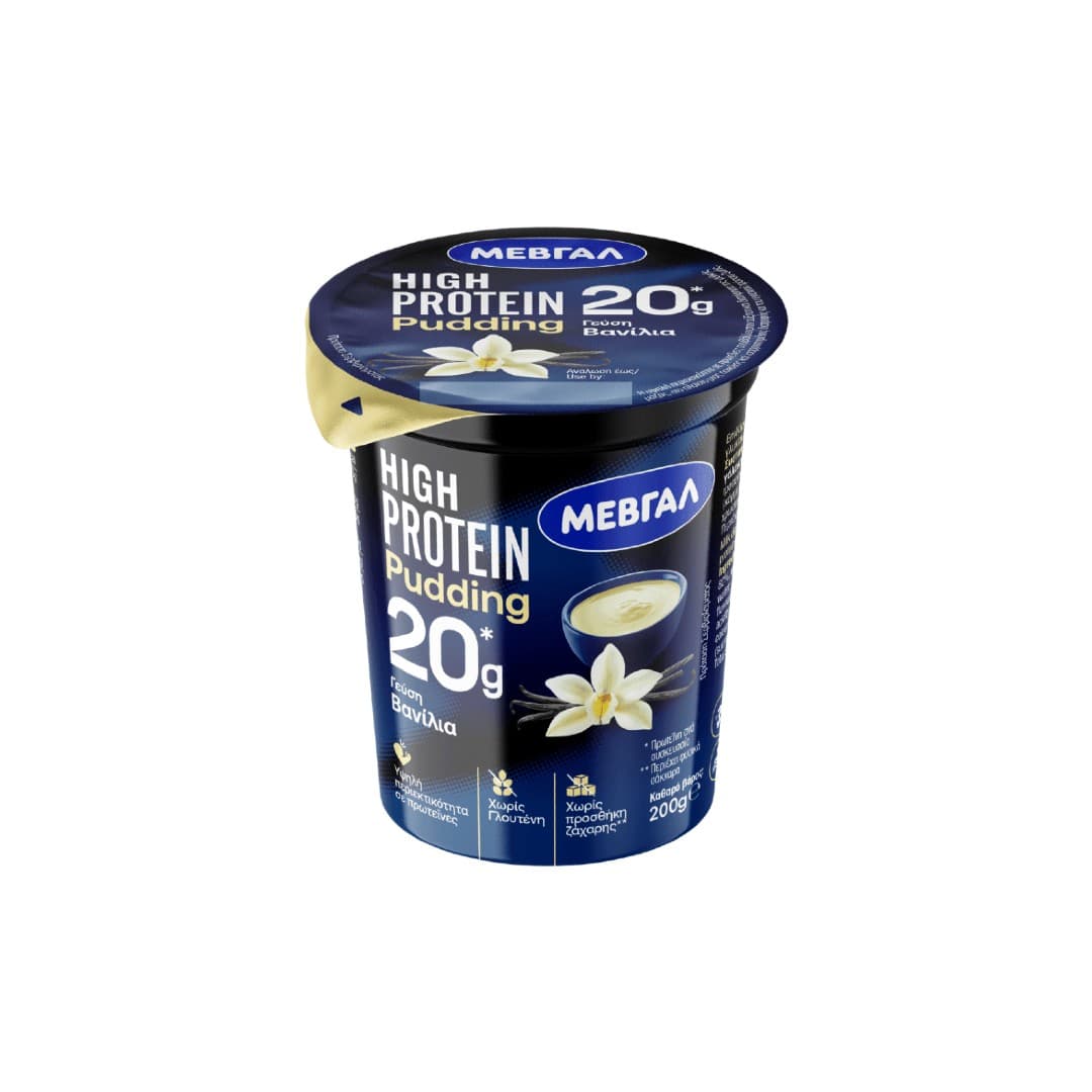 ΜΕΒΓΑΛ HIGH PROTEIN ΠΟΥΤΙΓΚΑ ΒΑΝΙΛΙΑ 200ΓΡ