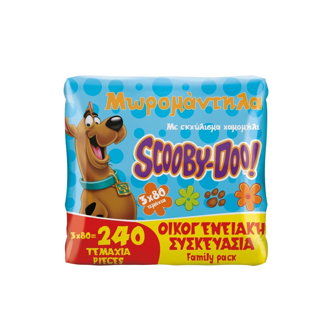 SCOOBΥDOO ΜΩΡΟΜ/ΛΑ CHAMOM.FAMILY PACK 3*80T