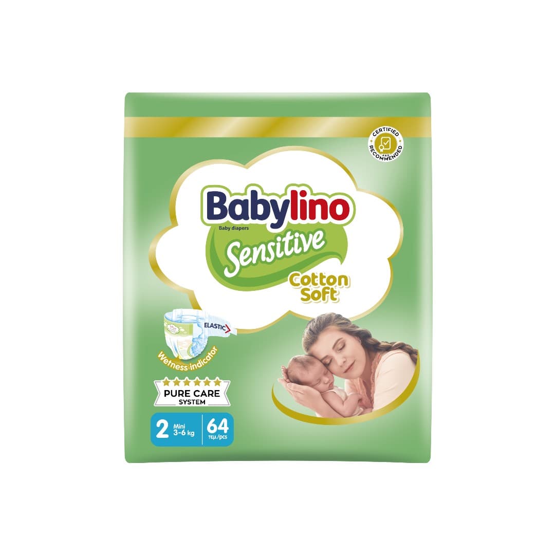 BABYLINO SENSITIVE  N.2 3-6K 64Τ