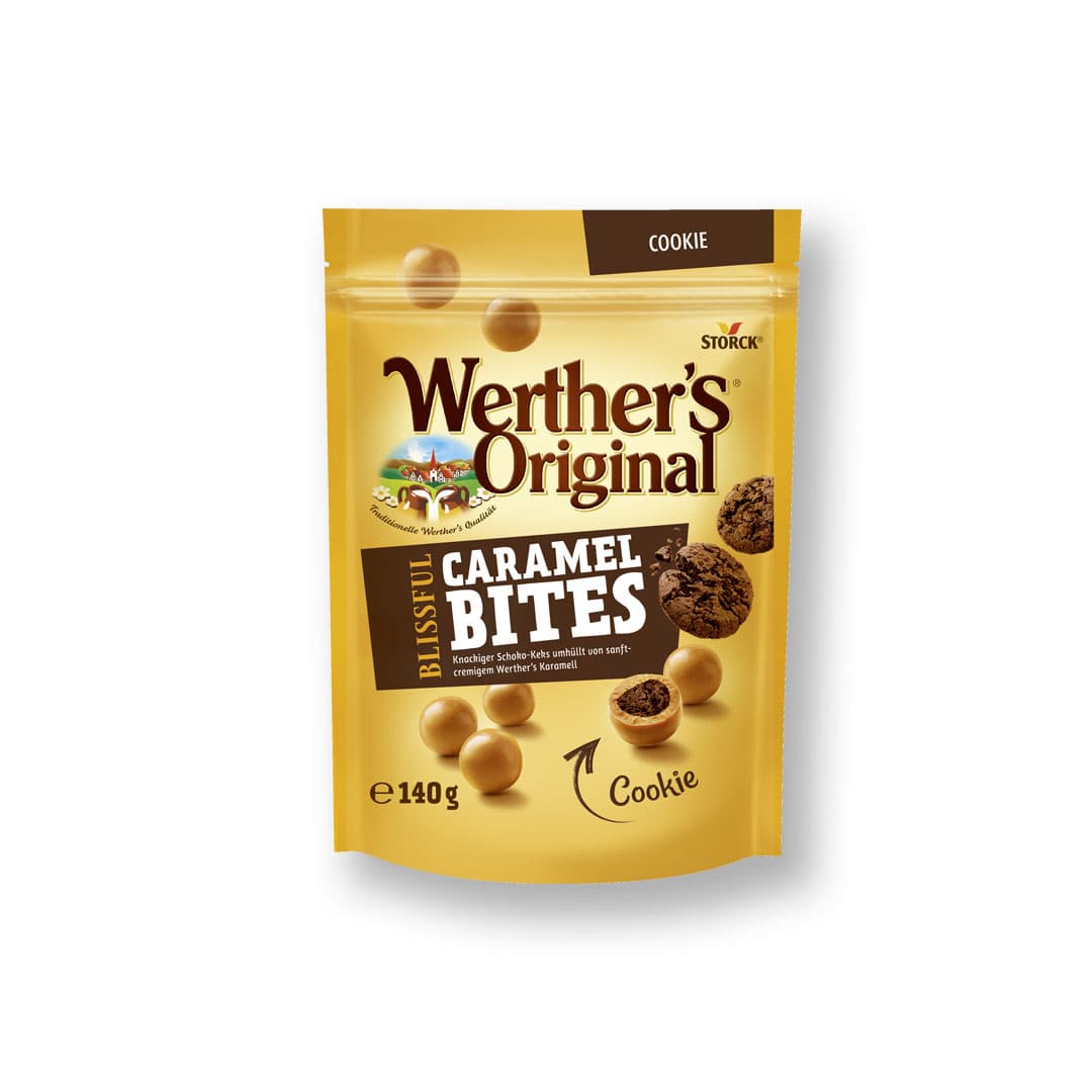 WERTHERS ORIGINAL CARAMEL BITES COOKIES 140ΓΡ