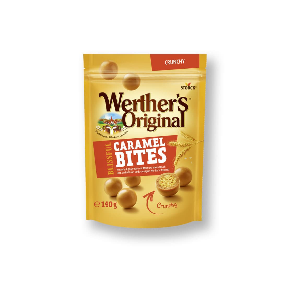 WERTHERS ORIGINAL CRUNCHY CARAMEL BITES 140ΓΡ
