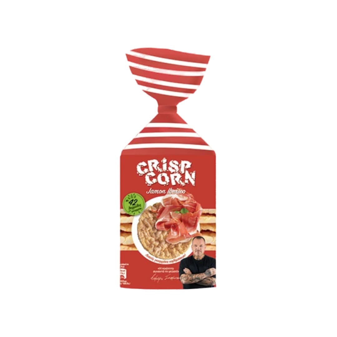 CRISP CORN ΚΑΛΑΜΠΟΓΚΟΦΡ.JAMON 123.5ΓΡ