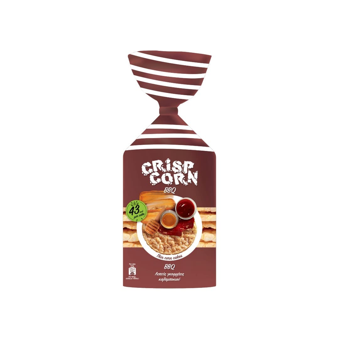 CRISP CORN ΚΑΛΑΜΠΟΓΚΟΦΡ. BBQ 123,5ΓΡ