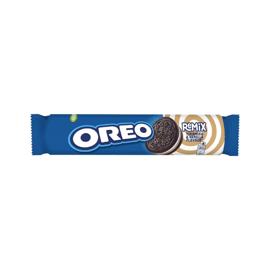 OREO ΜΠΙΣΚΟΤΑ REMIX ΒΑΝΙΛΙΑ ΤΙΡΑΜΙΣΟΥ 157ΓΡ