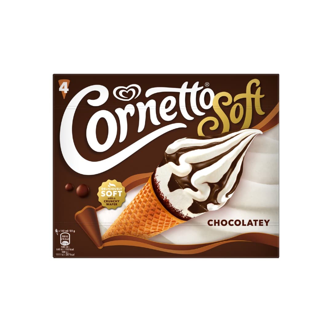 CORNETO ΠΑΓΩΤΟ ΠΥΡΑΥΛΟΣ SOFT 4X81ΓΡ