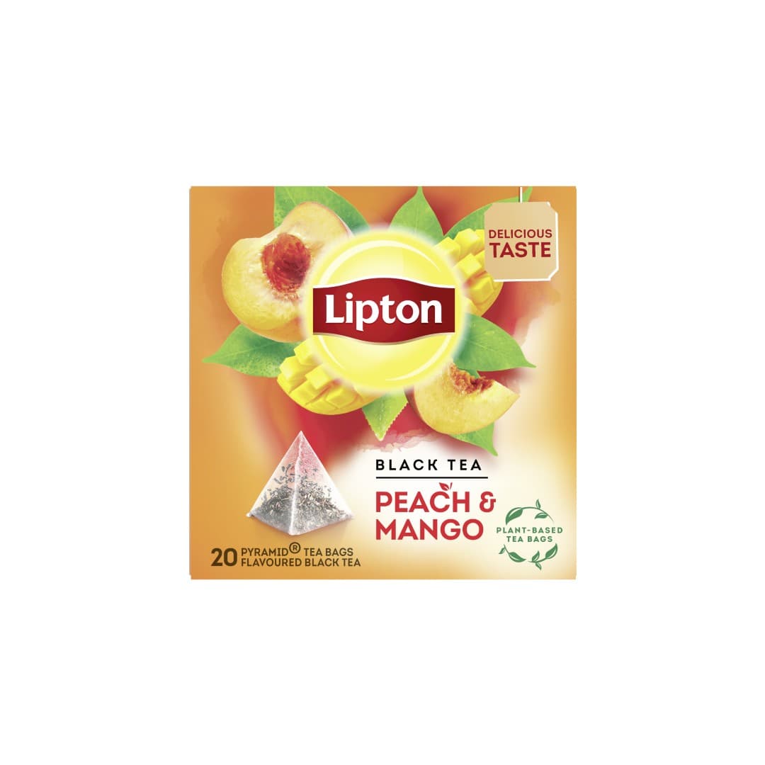 LIPTON ΜΑΥΡΟ ΤΣΑΙ ΡΟΔΑΚ.ΜΑΝΓΚΟ ΠΥΡ.20*1.7ΓΡ