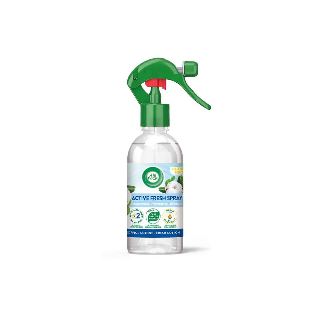 AIRWICK SPRAY ACT.FRESH SOFT COTTON 237ML
