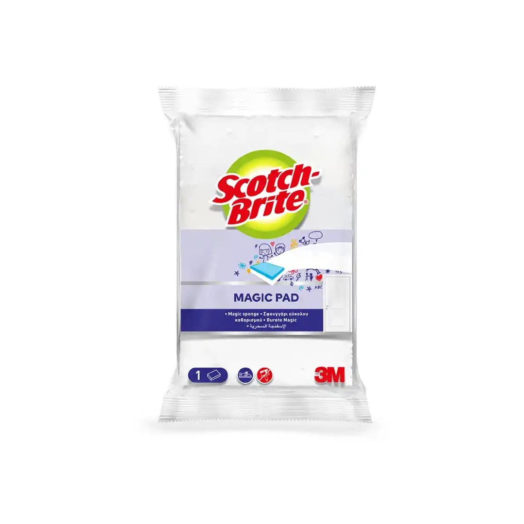 SCOTCH BRITE ΣΦΟΥΓΓΑΡΑΚΙ - ΓΟΜΑ SUPER CLEANER.