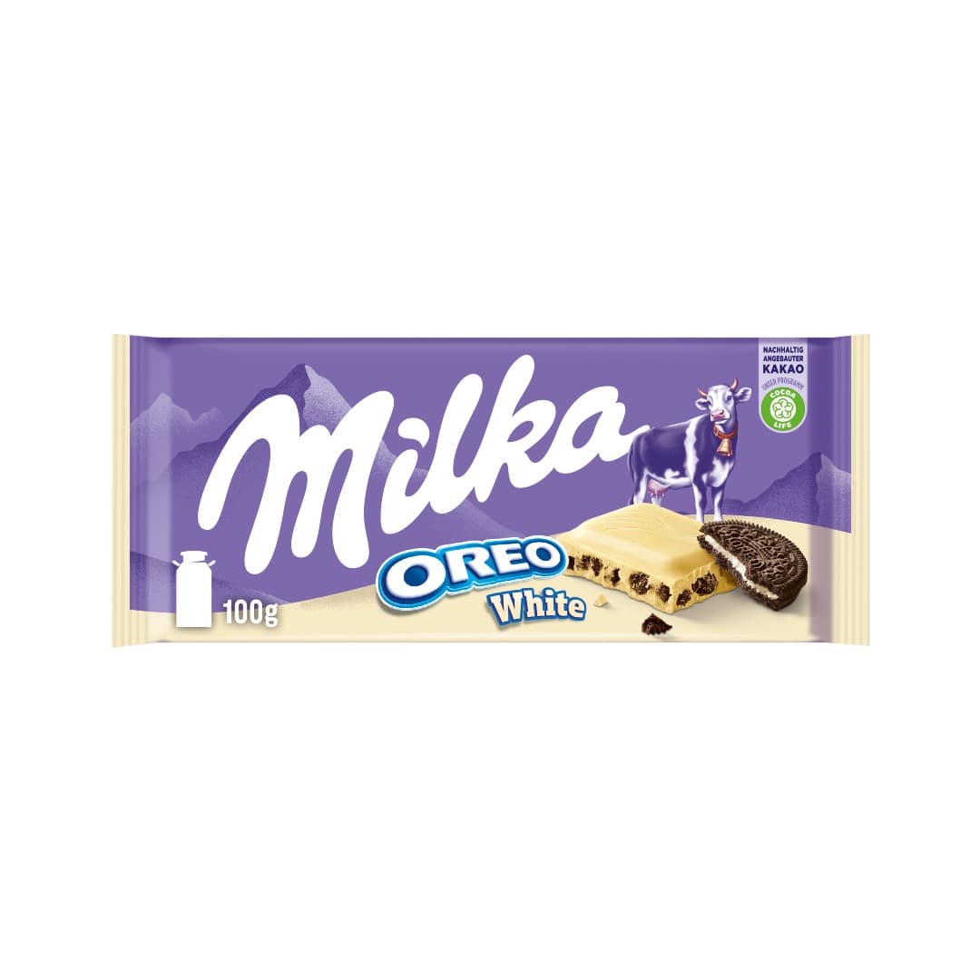 MILKA ΣΟΚΟΛΑΤΑ OREO WHITE 100ΓΡ