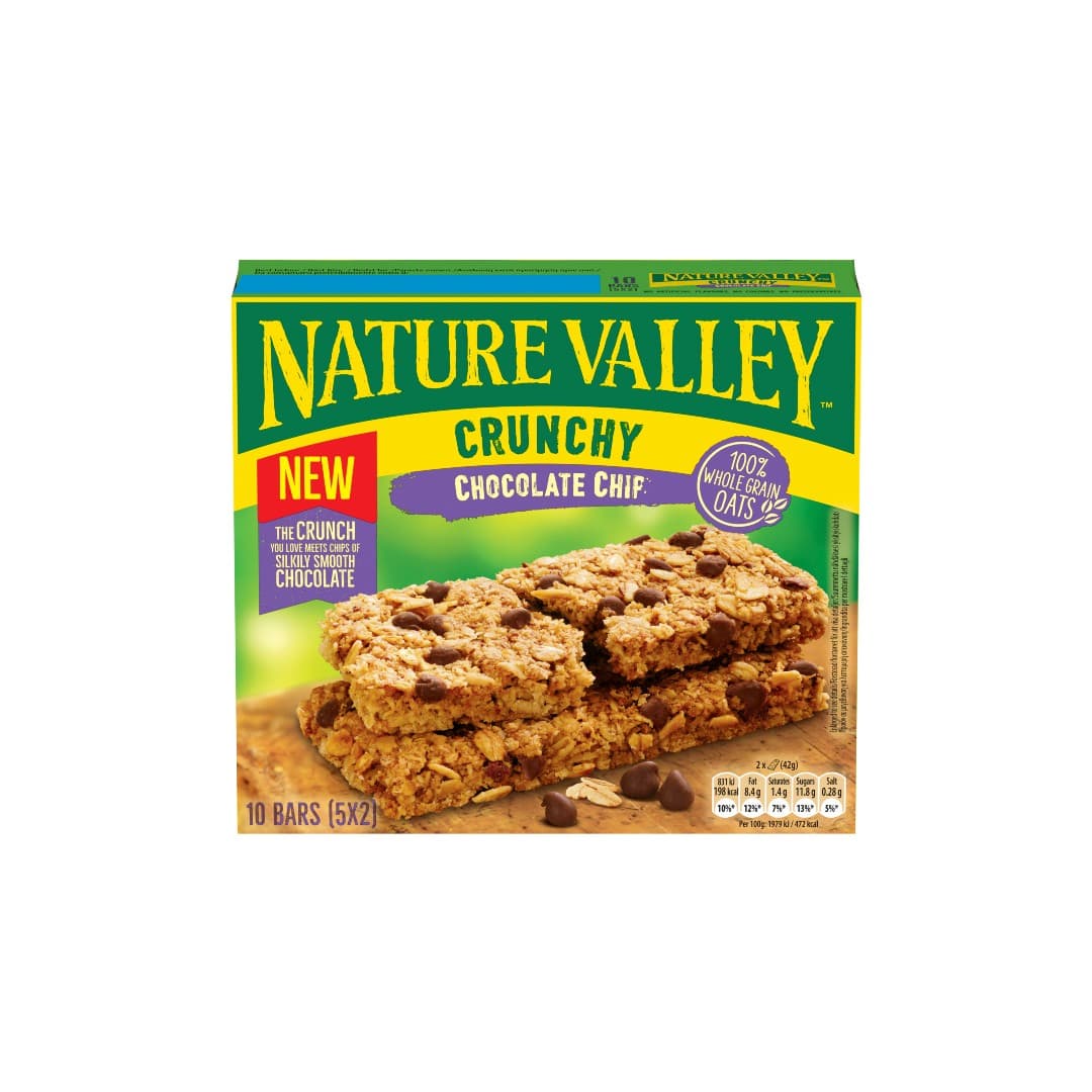 NATURE VALLEY ΜΠΑΡΕΣ CRUNCH CHO.CHIPS 10*42ΓΡ