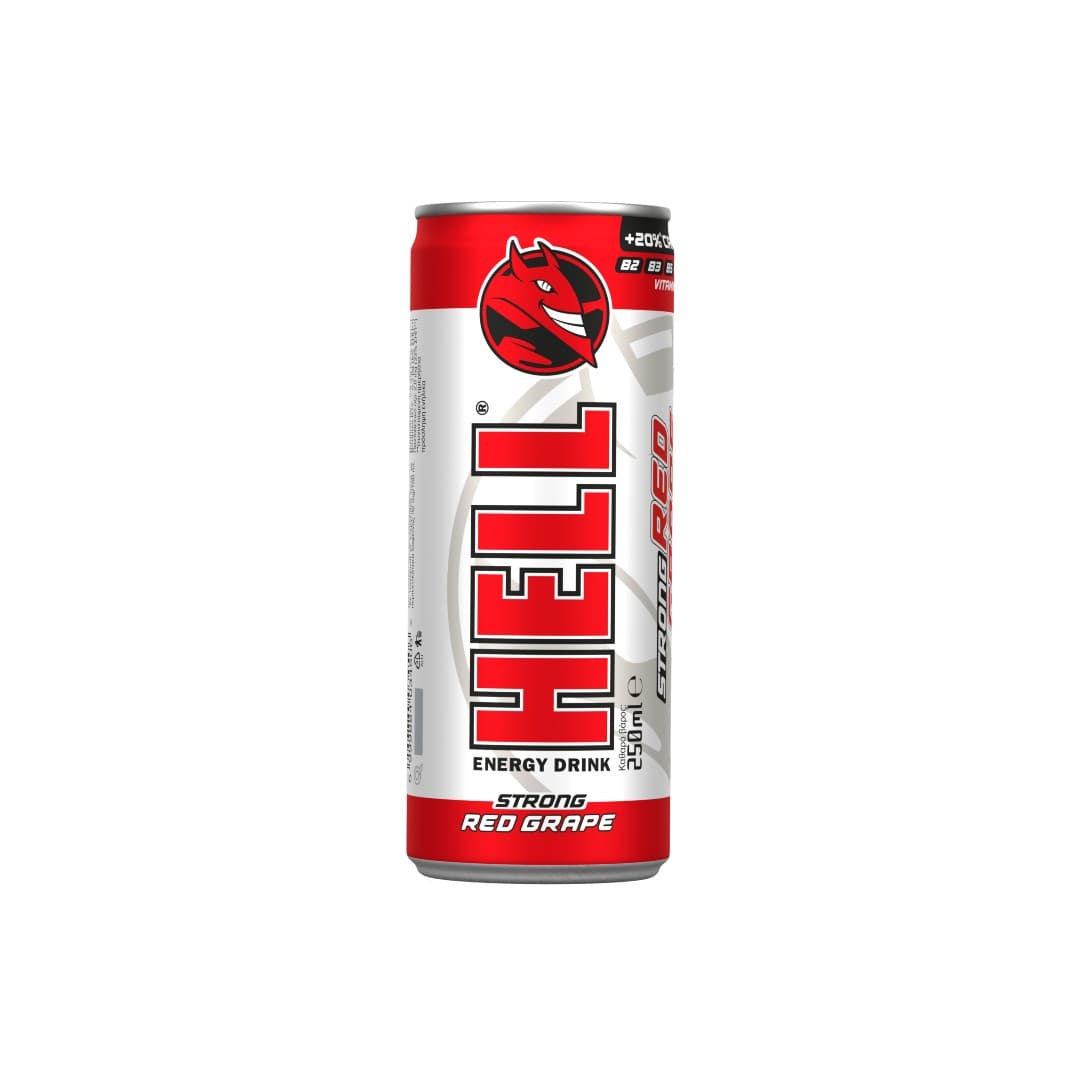 HELL ENERGY DRINK RED GRAPE 250ML