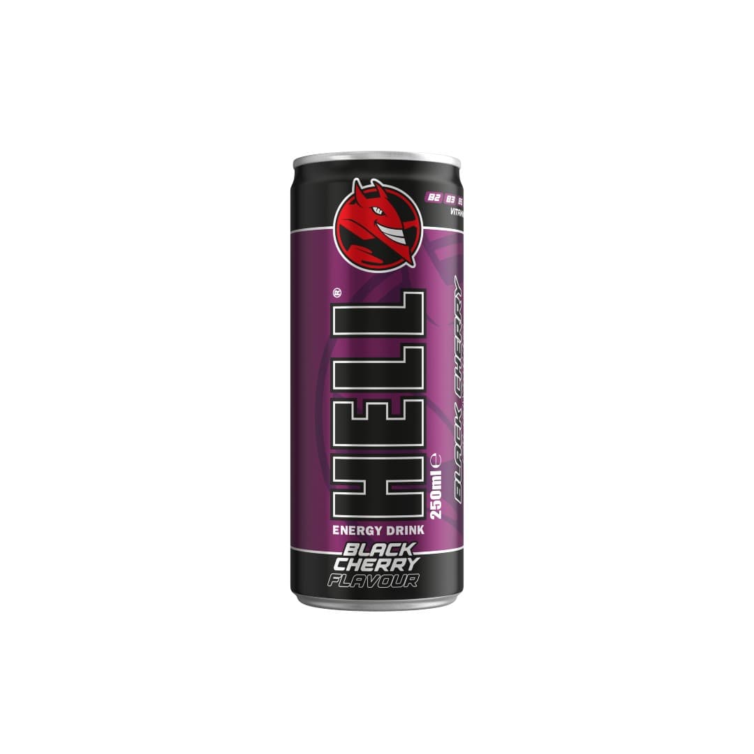 HELL ENERGY DRINK       BLACK CHERRY 250ML