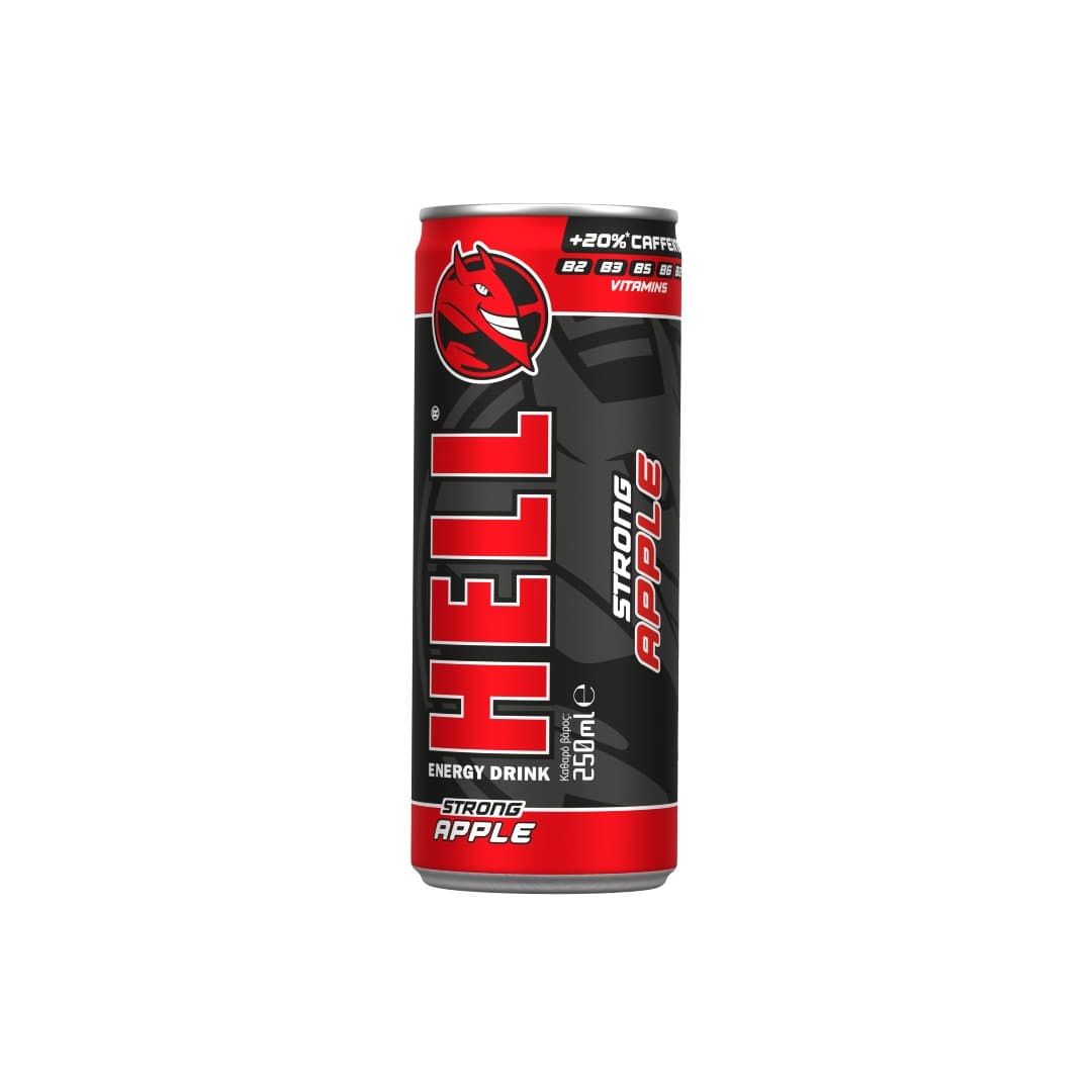 HELL ENERGY DRINK APPLE 250ML