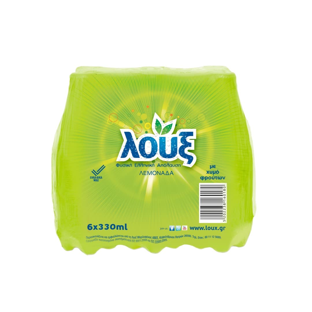 ΛΟΥΞ ΛΕΜΟΝΑΔΑ PET 6*330ML