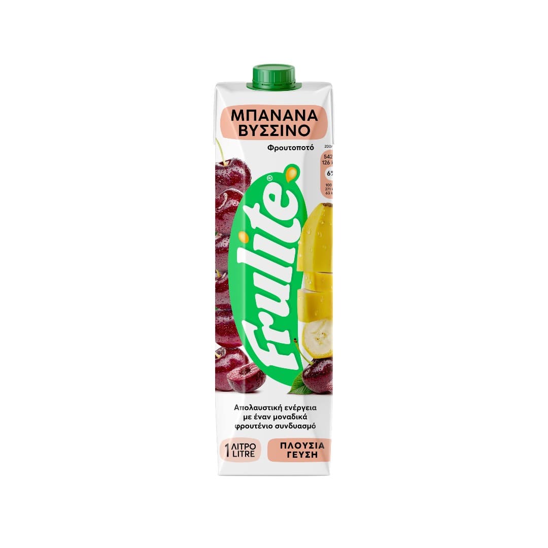 FRULITE ΜΠΑΝΑΝΑ-ΒΥΣΣΙΝΟ 1L