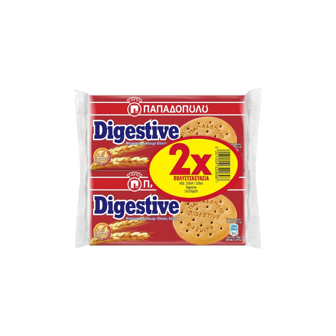ΠΑΠΑΔΟΠΟΥΛΟΥ DIGESTIVE ΟΙΚ.ΣΥΣΚ.2*250ΓΡ
