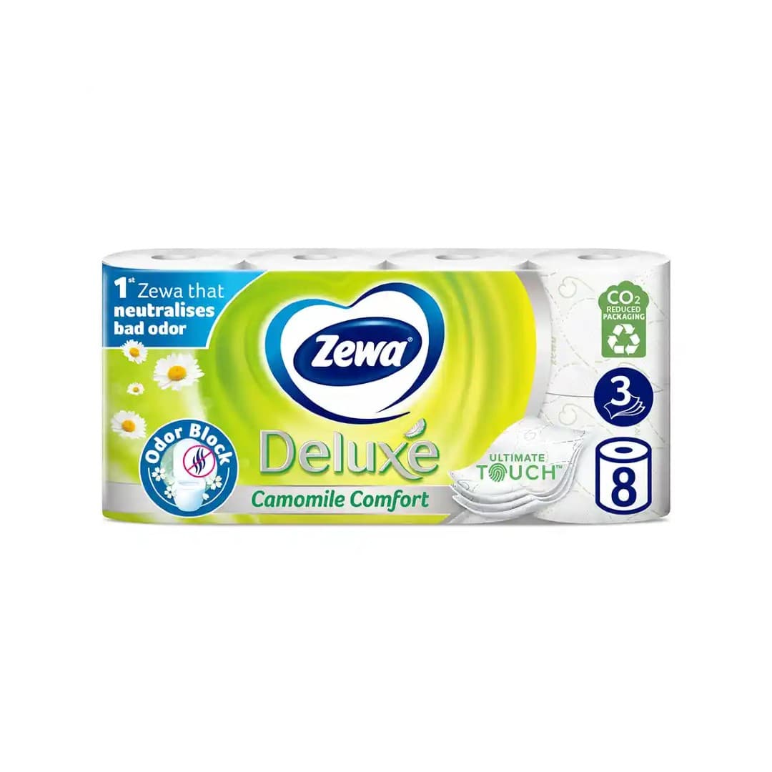 ZEWA Χ.ΥΓΕΙΑΣ DELUXE 8ΑΡΙ ΧΑΜΟΜΗΛΙ 704ΓΡ