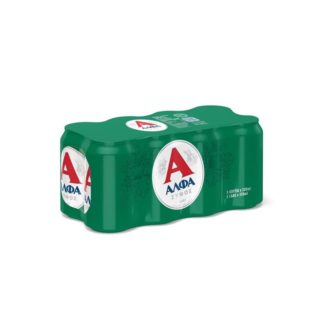 ΑΛΦΑ ΜΠΥΡΑ ΚΟΥΤΙ 8*330ML