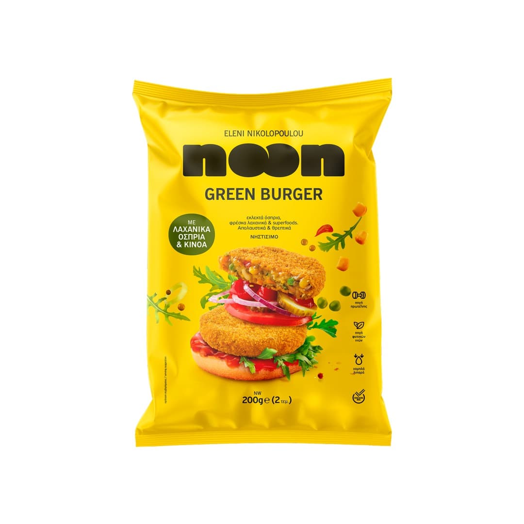 NOON GREEN BURGER ΚΤΨ 200ΓΡ